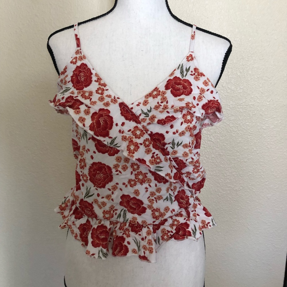 Ruffle crop top